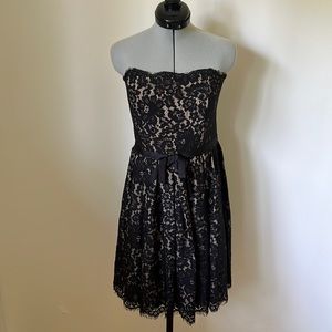 Robert Rodriguez Strapless Lace Dress